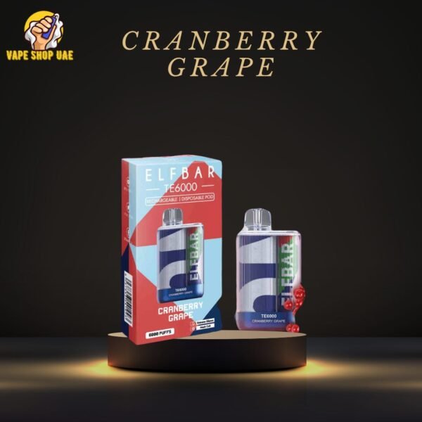 ELF BAR TE6000 Disposable Vape CRANBERRY GRAPE