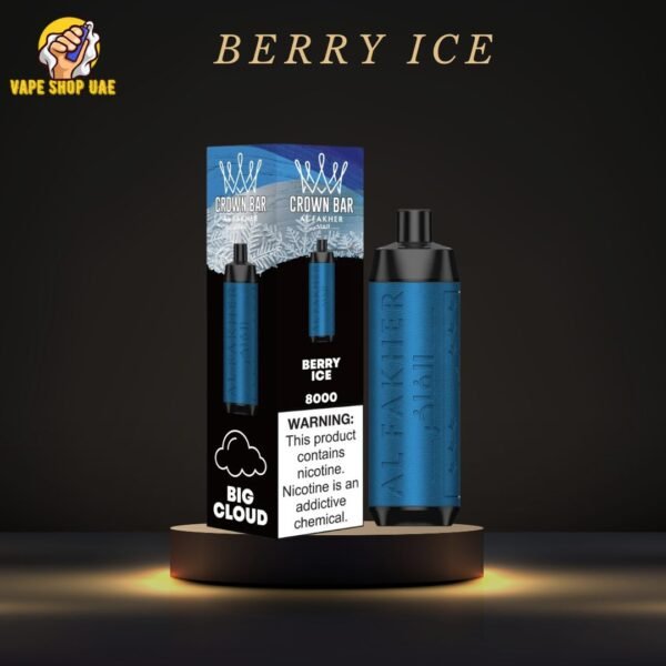 al fakher crown bar 8000 puffs berry ice